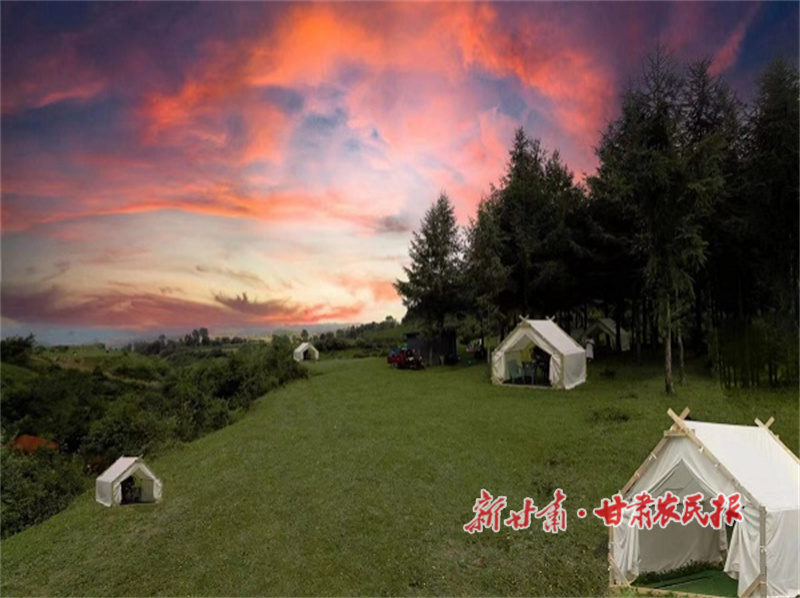 華亭：鄉(xiāng)村露營(yíng)燃熱“夏日經(jīng)濟(jì)”