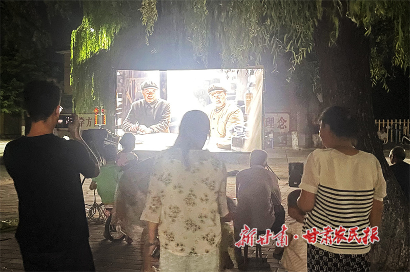 清水縣：公益電影點亮群眾夏夜時光