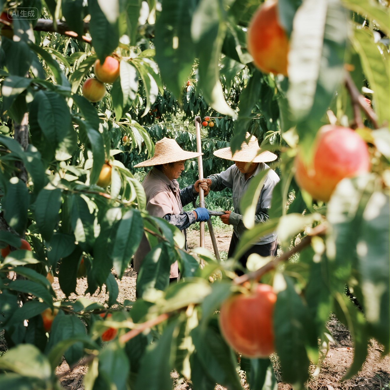 蘋果園夏季管理技術