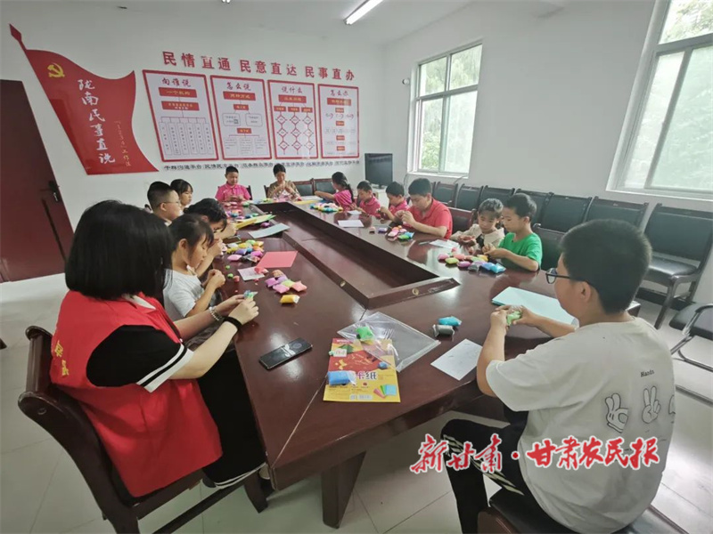 盛夏送清涼，托管解民憂——兩當(dāng)縣云屏鎮(zhèn)暑假愛心托管班開班