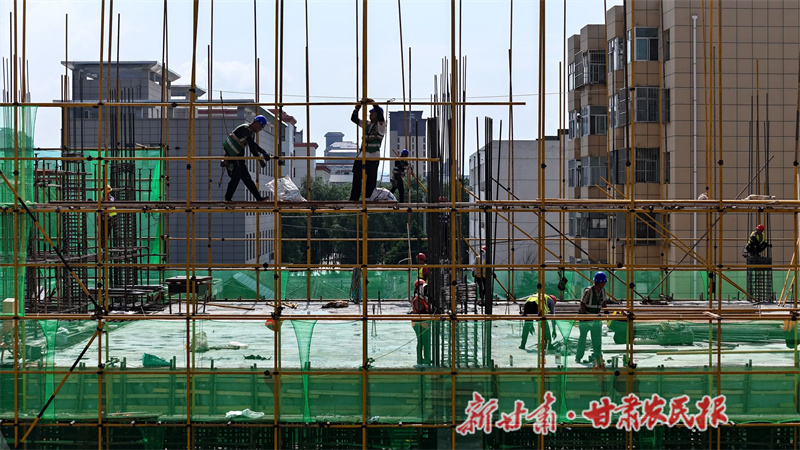 清水縣第三中學(xué)教學(xué)樓及附屬工程項(xiàng)目“刷新”進(jìn)度條