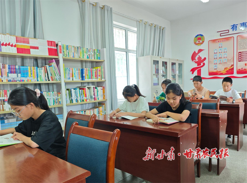 古浪縣：構(gòu)筑暑期閱讀樂園，厚植鄉(xiāng)村文化根基