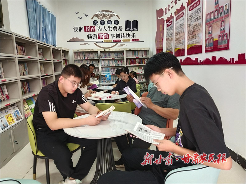 涼州區(qū)：農(nóng)家書屋變身暑期“成長樂園”